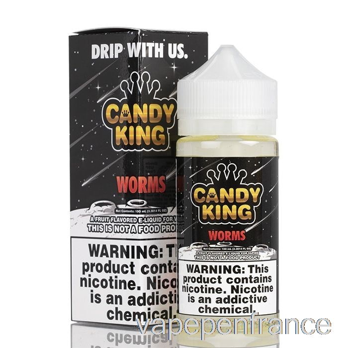 Vers - Candy King - Stylo Vape 100 Ml 0 Mg